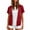 A1 Red, variant on BODOAO Zip Up Hoodies for Women Short Sleeve Lightweight Hooded Sweatshirt with Drawstring and Side Pockets, Casual Summer Jacket for Travel Outdoor Layering Beige L