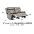 thumbnail image 5 of Glory Furniture Ward Reclining Loveseat in Gray Color, 5 of 6