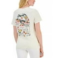 thumbnail image 3 of Rebellious One ANTIQUE WHITE Women's Butterfly Short-Sleeve T-Shirt, US Small, 3 of 3