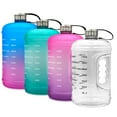thumbnail image 3 of Water Bottles 1 Garlon Motivational Water Bottle with Time Marker for Women Men Insulated Water Bottle for Outdoor Sport(Clear), 3 of 7