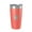 Coral, variant on Boulder Lake Map Tumbler Travel Mug Insulated Laser Engraved Coffee Cup Wisconsin 20 oz Coral
