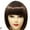 Deep Blue, Red, White, Green, Purple, Orange, Yellow, Black, Pink, Light Blue, Golden, Coffee, Big Red, variant on Forzero Women Short BOB Hair Wig Straight Bangs Cosplay Party Stage Show 13 Colors