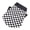 "Black White,XL", variant on Decorating Pet Cloth Breathable Cotton Two-legged Grid Pattern Pet Shirt for Small to X-Large Dogs and Puppies