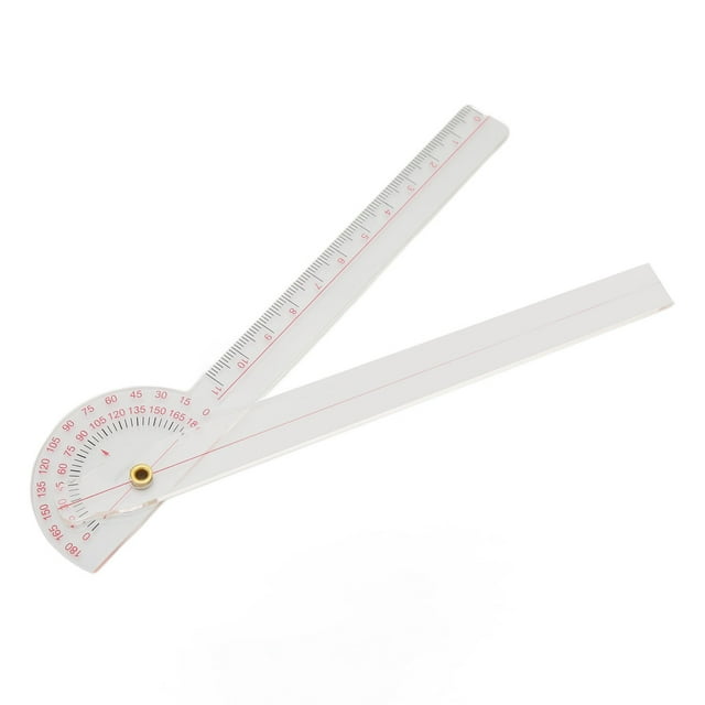 Spinal Goniometer, Joint Goniometer Transparent Clear Scale Accurate Measure for Knee