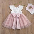 thumbnail image 2 of Girls Dresses Summer Fly Sleeve Summer Beach Sundress Party Dresses Tulle Princess Dress Summer Dress,Size 9 Months-12 Months, 2 of 6