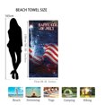 thumbnail image 4 of LYEAA Large Beach Towels Oversized USA Themed Microfiber 75x150cm Sandproof Seaside Sitting Blanket Shawl Sweat Towel Multi-Purpose Towel Lightweight Beach Towel for Travel Vacation Swimming Pool, 4 of 6