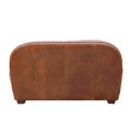 thumbnail image 4 of Pasargad Home Paris Club Genuine Leather Loveseat Sofa in Brown with 2 Seating&nbsp;Capacity., 4 of 5