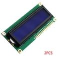 thumbnail image 1 of LCD1602A 3.3V LCD 1602A 16x2 Módulo de pantalla LCD de matriz de puntos Carácter blanco Fondo azul 2 Piezas Noticed MK1481-00, 1 of 2