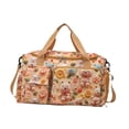 thumbnail image 2 of Bolsa de ballet para niñas, contenedor de almacenamiento, gran capacidad, portátil, impermeable, bolsa de viaje para pasar la noche, bolso de gimnasio Amarillo, 2 of 8