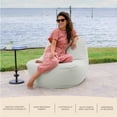 thumbnail image 6 of Big Joe Luft Outdoor Patio Chair, Lightweight Bean Filling, Outdoor Performance Linen, Sunday Gray, 6 of 8