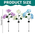 thumbnail image 3 of Hydrangea Lights 1Pack Garden Lights Outdoor Colorful LED Flower Light 10 15H Lighting Time Twinkling Tree Hydrangea Lights For Patio, 3 of 9