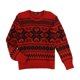 thumbnail image 1 of Ralph Lauren suéter de punto Fair Isle para mujer, rojo, extragrande Ralph Lauren Tejer, 1 of 2