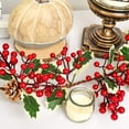 thumbnail image 2 of Coolmade Red Berry Christmas Garland with Pine Cone Garland Green Leaves 7ft Artificial Red Berry for Winter Holiday New Year Decor, 2 of 9