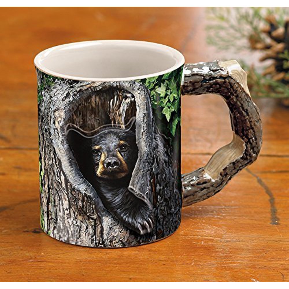 Wild Wings Cubby Hole Black Bear Coffee Mug