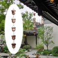 thumbnail image 6 of Rainwater Chains Metal Rainwater Catcher Chain, Decorative Rain Chains Rain Gutter Drain for Backyard Home Roofs Divert Water Garden copper, 6 of 9