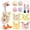 Multi-color 1, variant on RUINIXCW 7 Inch Goose Outfits 4Sets Desk Duck Outfit Mini Porch Goose Outfit for Desk Goose Figurine Spring Summer Desk Goose Clothes and Hat Set (No Goose)