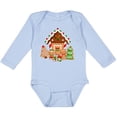thumbnail image 3 of Inktastic Gingerbread House Christmas Boys or Girls Long Sleeve Baby Bodysuit, 3 of 5