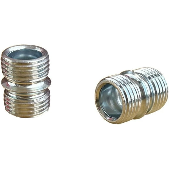 Vega 4-Pack Small Threaded Pole Connectors for 3/4" Shelving Posts, Industrial Style, Wire Rack Shelving