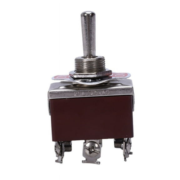 ckepdyeh AC 250V/15A 125V/20A ON/OFF/ON 3 Position DPDT Momentary Toggle Switch