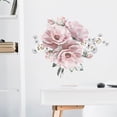 thumbnail image 3 of Splihome Removable Peony Flower Diy Pvc Wall Sticker Home Decal Mural Room Decor Diy, 3 of 9
