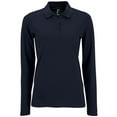 thumbnail image 1 of SOLS Womens Perfect Long Sleeve Pique Polo Shirt, 1 of 4