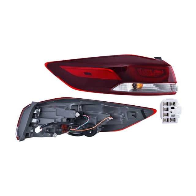 Calavera DEPO Elantra 2017 A 2018 Izq C/Leds