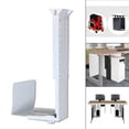 thumbnail image 4 of Caja De Ordenador De Acero Ajustable Debajo Del Escritorio Para Oficina Blanco Sunnimix Percha de host de computadora, 4 of 8