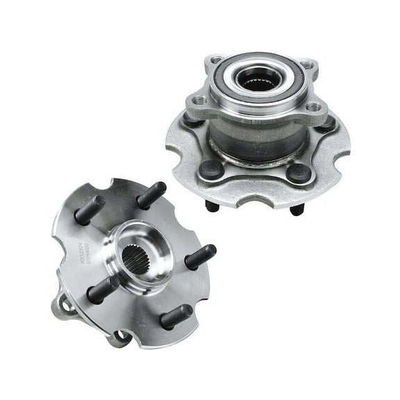 Rear Wheel Hub Assembly Set - Compatible with 2006 - 2018 Toyota RAV4 2007 2008 2009 2010 2011 2012 2013 2014 2015 2016 2017