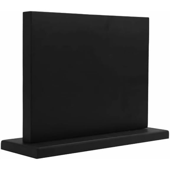 Magnetic Knife Holder - Black Double Sided Acacia Wood Knife Block with Strong Magnets 12x10" | Universal Space-Saving Kitchen Organizer for Knives, Utensils, Tools$$Home Decor, Kitchen, & Other