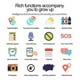 thumbnail image 2 of - Relogio Inteligente Rastreador Infantil Localizador C/gps, 2 of 8