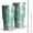 Turquoise Daisy Flower, variant on 30oz Light Blue Daisy Flower Pattern Tumblers Stainless Steel Tumbler with Lid and Straw,Vacuum Insulated Double Wall Travel Tumbler Cups Mug with Cleaning Brush for Coffee,Tea