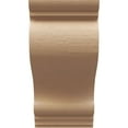 thumbnail image 2 of 4"W x 4"D x 8"H Wide Scroll Rough Cedar Woodgrain TimberThane Corbel, Primed Tan, 2 of 6