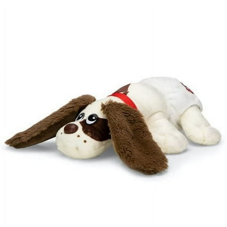Pound Puppies Classic 80's Collection Fuzzy Ears Cream with Medium Brown Spots Plush