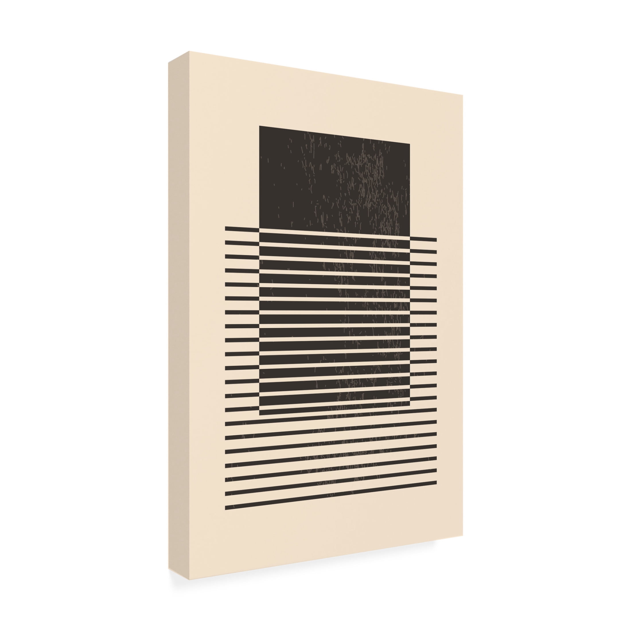 Trademark Fine Art jay stanley  Black and White Line Series 4 Canvas Wall Art