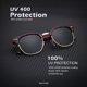 thumbnail image 4 of Gafas de sol KALIYADI polarizadas semisin montura que bloquean los rayos UV, 4 of 7