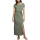 thumbnail image 1 of Vestido camisero Sanctuary Clothing con cinturón para mujer verde mediano, 1 of 1