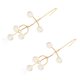 thumbnail image 2 of Pendientes colgantes de joyería con decoración de perlas artificiales de lujo para mujer, 2 of 8