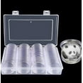 thumbnail image 2 of Silver Coin Storage Container 40mm for Coin Collector Pack of 60, 2 of 5