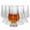 Clear-Ribbed, variant on 5oz Ribbed Crystal Bourbon Whiskey Glasses Set of 6, Thick Stem Laser Cut Rim Old Fashioned Drinking Glasses, Ideal Gift for Whiskey Lovers Men & Bartenders