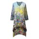 thumbnail image 4 of Vestido Largo Informal Con Cuello Redondo Y Manga Larga Con Estampado Floral Y Botones Para Mujer Odeerbi ODB115329, 4 of 5