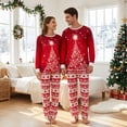 thumbnail image 5 of Family Matching Christmas Pajamas Christmas Tree Print Long Sleeve Tops Long Pants Sleepwear, 5 of 8