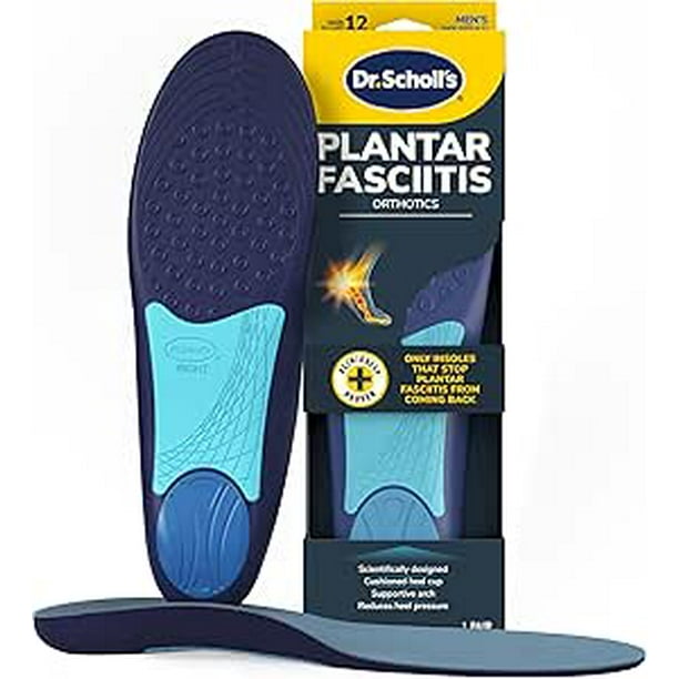 Plantillas Dr Scholl Fascitis Plantar Hombre Dolor Tamaño De La Plantilla 8-13