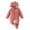 Red, variant on Kids Snow Suit Hooded Jumpsuit Bear Ear Girl Baby Romper Baby Outfits Warm Sleepers 6-9 Months
