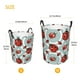 thumbnail image 3 of Fotbe Insects Cesto de Ropa con Asas, Cesto Impermeable de Gran Capacidad, Bolsa de Lavado para Dormitorio, Cesto de Ropa con Ruedas y Asas-Small, 3 of 6