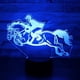 thumbnail image 2 of ® Carreras de caballos Luz nocturna LED 3D Lámpara de ilusión de 7 colores Regalo de cumpleaños de Navidad Lámpara de decoración de juguetes, 2 of 5