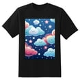 thumbnail image 2 of Plus Size Shirt for Women Black Tops for Women Short Sleeves Shirt for Women Rainbows1 T Shirt Crewneck Shirt for Women 2XL, 2 of 5