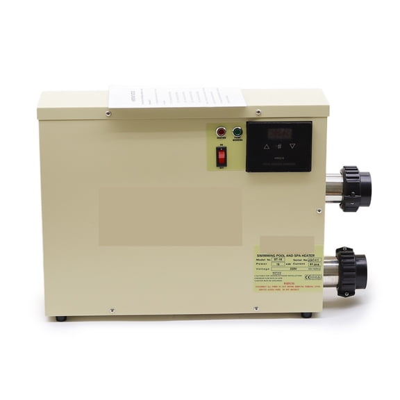 18kw Water Heater For Swimming Pool & Bathtube Thermostat Waterproof Touch Screen ,Easy to Operate - 220_S