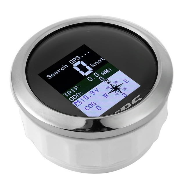 Marine GPS Speedometer, 85mm Digital GPS Speedometer Gauge, Car Boat Yacht Engineer Stainless Waterproof GPS Speedometer