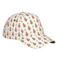 thumbnail image 3 of Balery Baseball Cap Adjustable Size for Running Workouts and Outdoor Activities All Seasons Dad Hat(Cute Carrot Print), 3 of 9