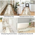 thumbnail image 5 of Aonewoe Modern Abstract Hallway Runner Rug 2x8, Washable Runner Rug, Non Slip Kitchen Runner Rugs, Soft Carpet Runners for Hallway Kitchen Bathroom Bedroom Entryway (Beige), 5 of 8